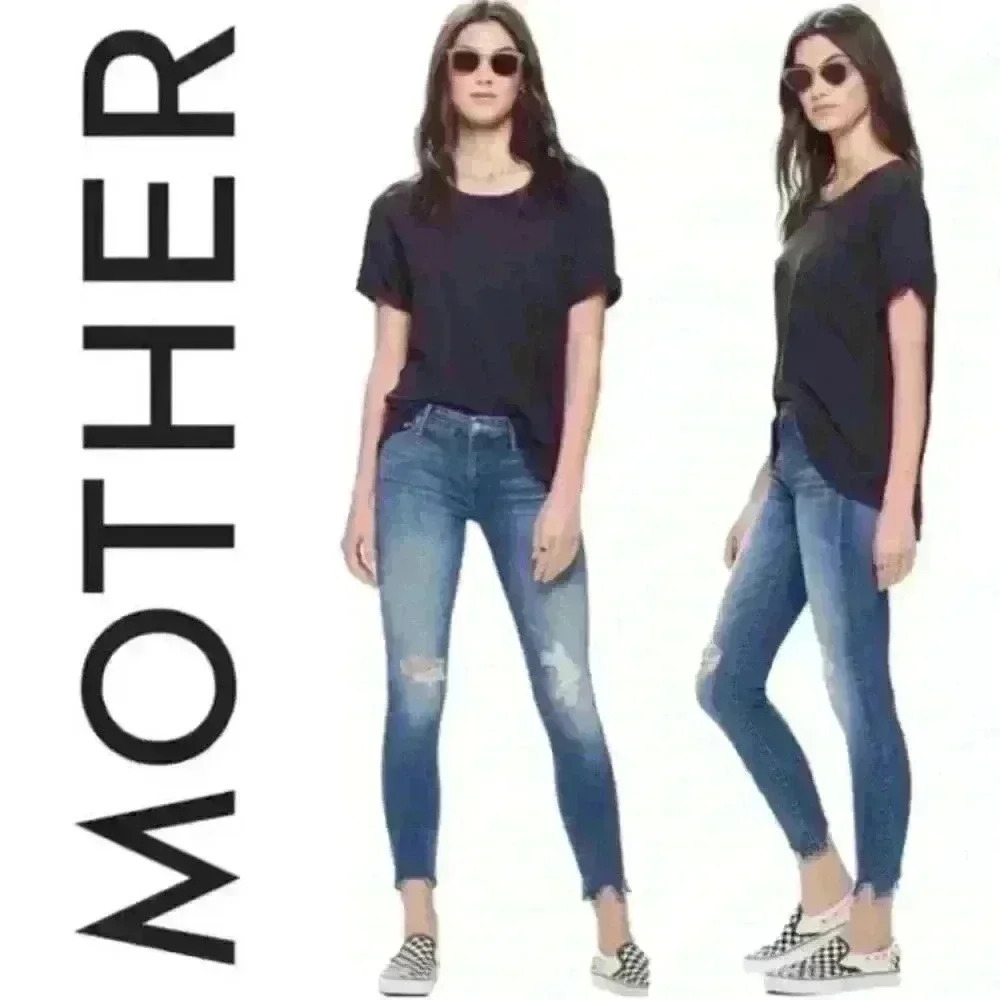 Mother Looker Chew Ankle in Breaking The Law Size 26